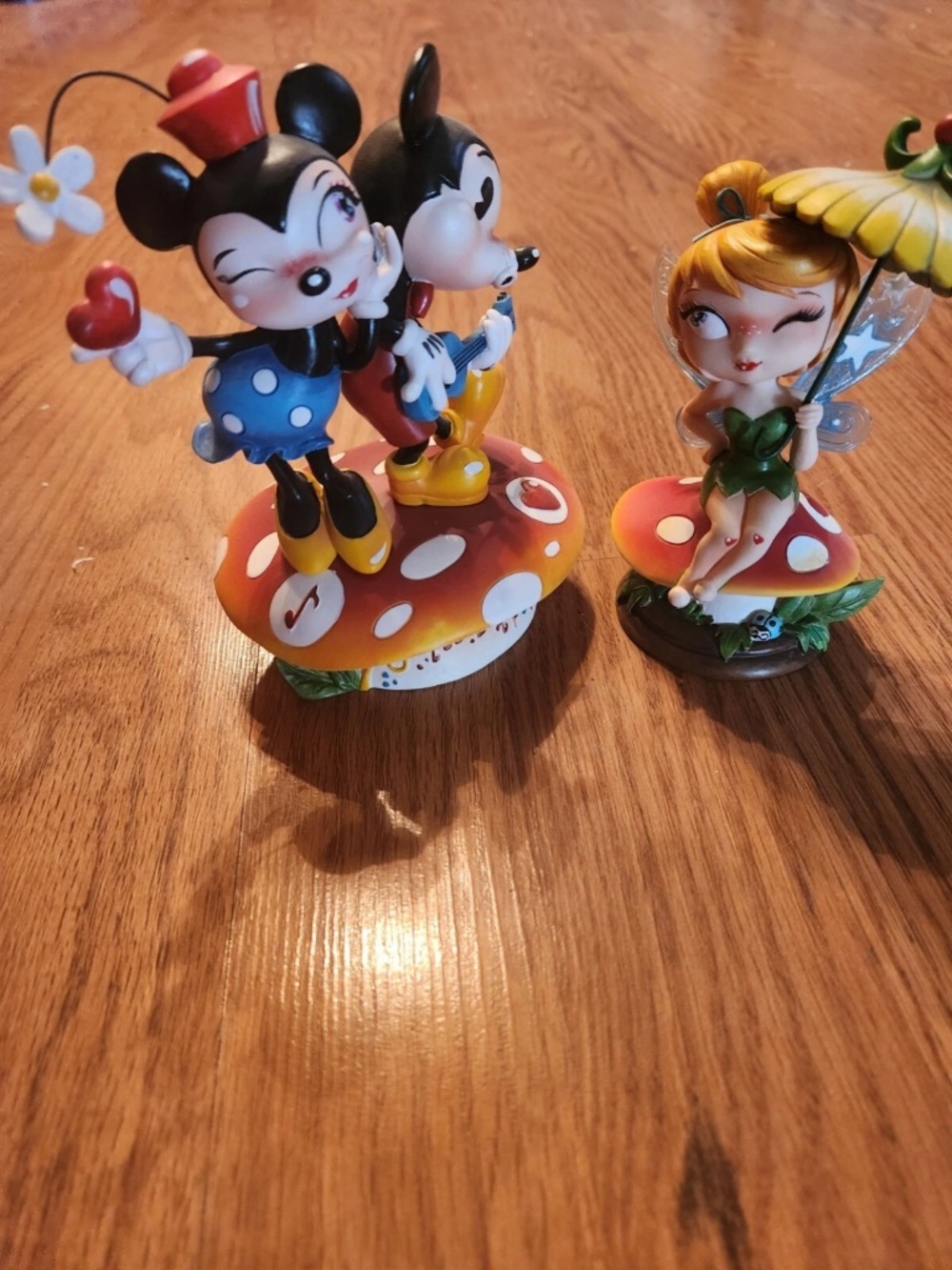 Miss Mindy Minnie and Mickey. And tinkerbell